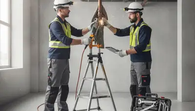 Emergency plumber repairing a pipe in Nashville, TN for 24/7 plumbing service
