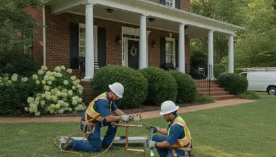 Nashville, TN plumbing repair service van for residential pipe and leak repairs