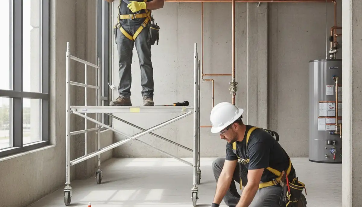 Nashville, TN plumber repairing residential pipes for local plumbing service