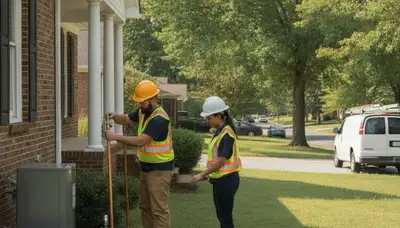 Plumbing repair technician serving Nashville, TN on a local residential service call