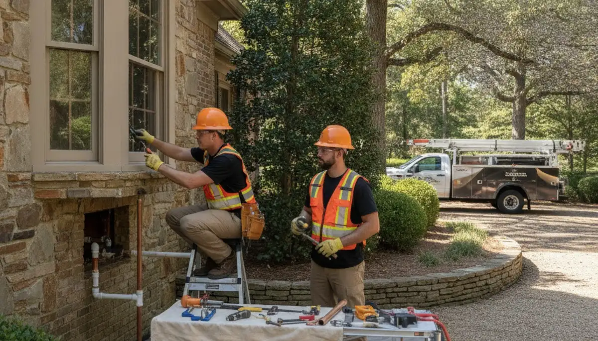 Professional plumber providing repair service in Nashville, TN for a local plumbing business