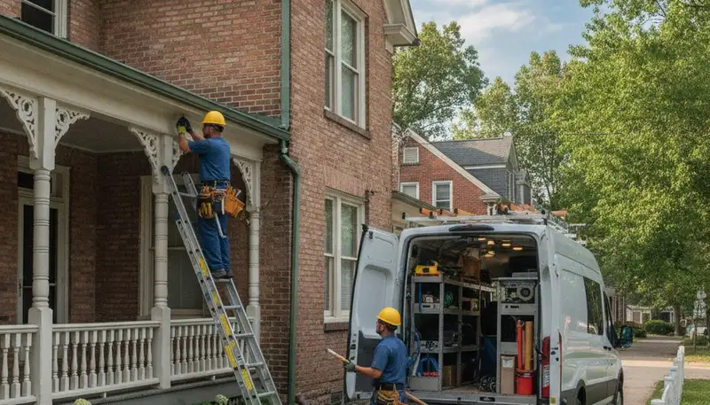 Nashville, TN plumbing repair service truck for emergency leak and pipe repair jobs