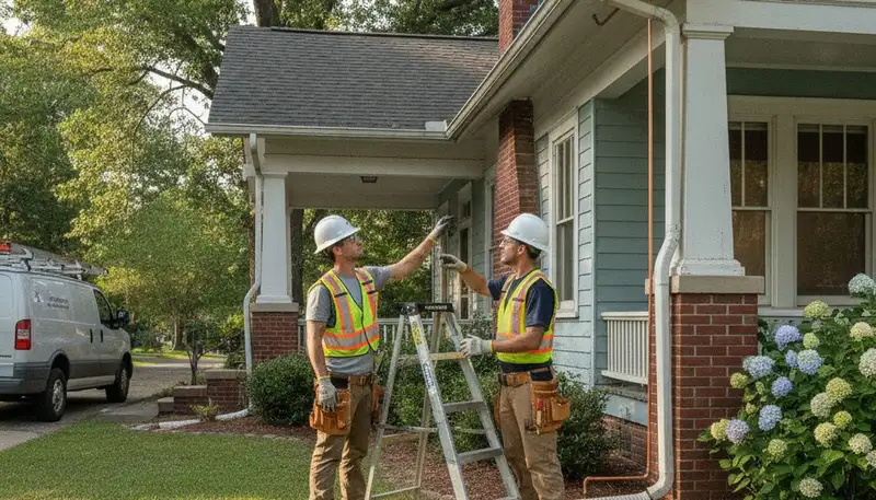 Professional plumber repairing a leak in Nashville, TN plumbing service area