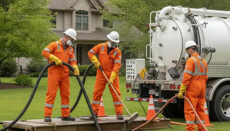 Septic tank cleaning service for Nashville, TN homes by On Call Plumbers