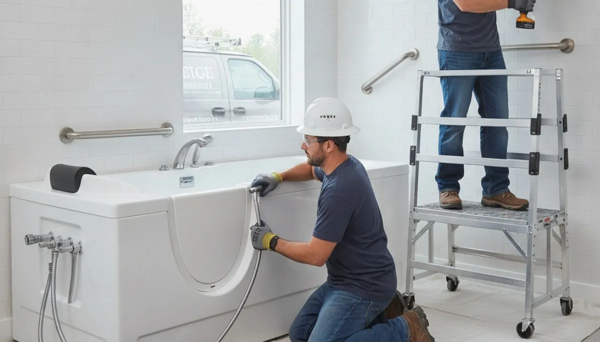 Walk-in tub installation for Nashville, TN homes by On Call Plumbers